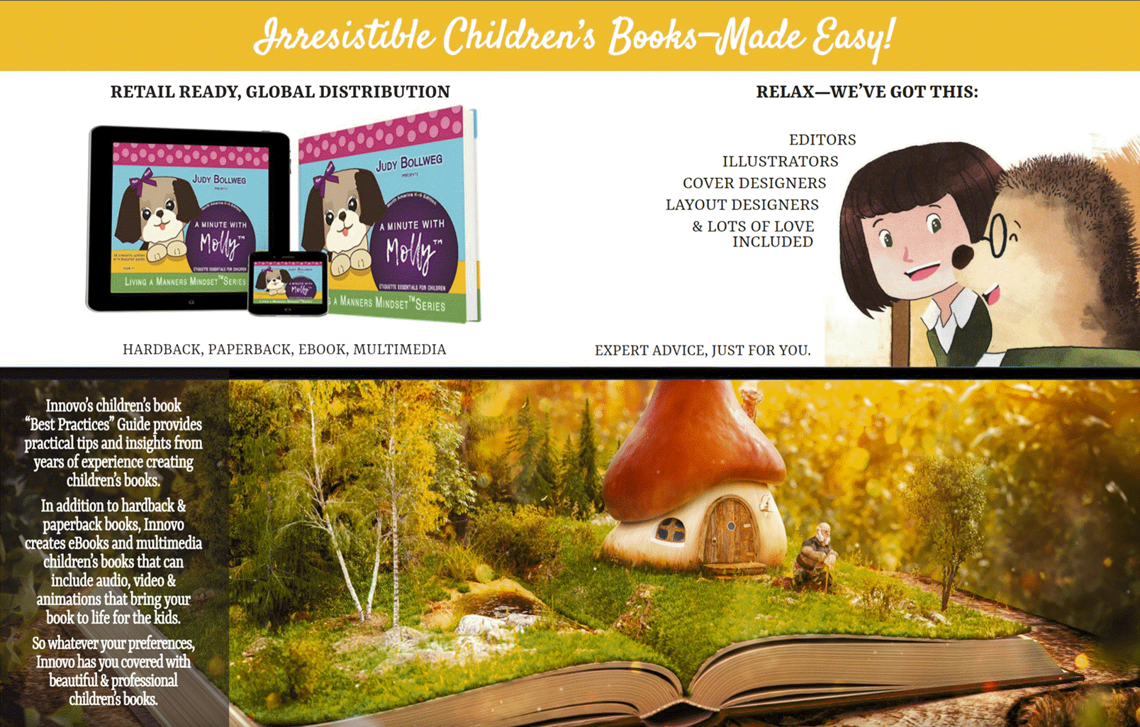 IInnovo Irresistible Children's Book Publishing for Christian & Wholesome Markets