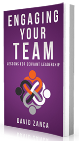Engaging your team by David Zanca - A Hardback book published by Innovo Publishing