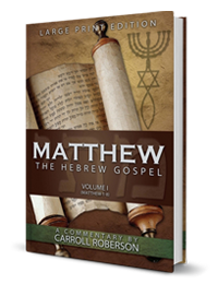 Matthew: The Hebrew Gospel (Volume I, Matthew 1-8) by Carroll Roberson published by Innovo Publishing