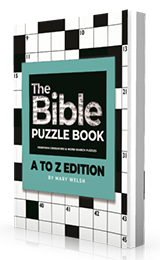 The Bible Puzzle Book: A to Z Edition by Mary Welsh published by Innovo Publishing.